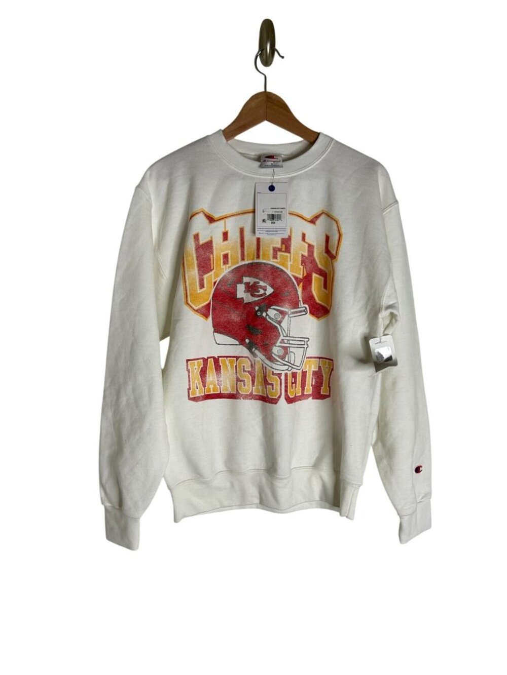 NWT Kansas City Chiefs Champion Women's Small NFL Sweatshirt, MSRP $49.99